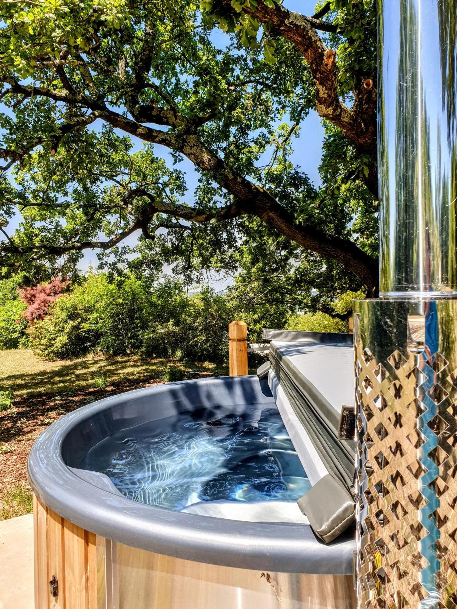 Ferme Du Moulin De Pailleres, Vue Panoramique, Piscine - Ideal 4 A 5 Personnes Galapian 外观 照片